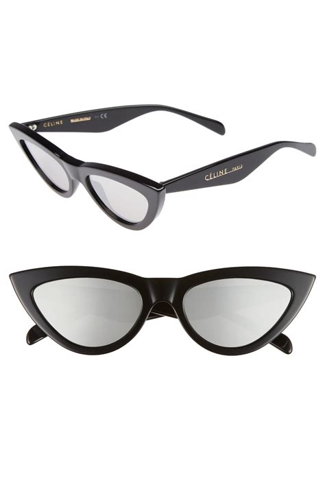 celine cat eye sunglasses 41443 s|celine 56mm cat eye sunglasses.